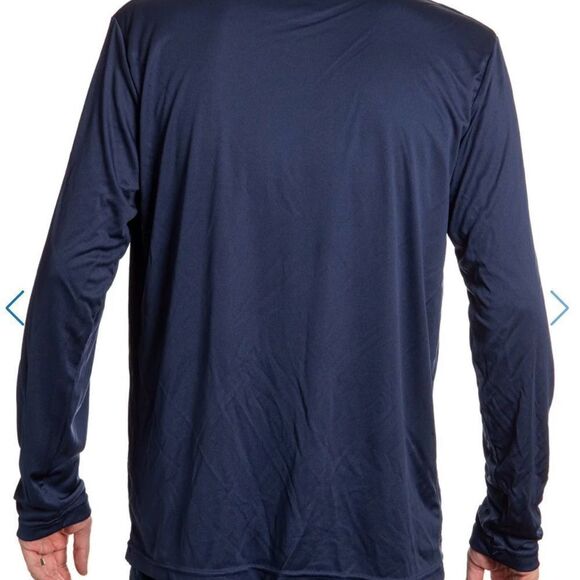 NHL Calhoun New York Islanders‎ Performance LS Rashguard Navy XL NWT IN PKG - Picture 2 of 5